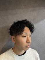 ベルーフ(BERUF) 大人な雰囲気を出すアップバング×ハードツイストパーマ！！