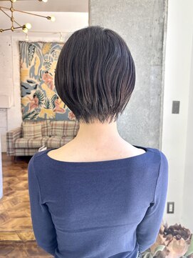 アペロ 柏(Apero) ショート/ショートボブ/グレージュ/丸みショート/柏美容室