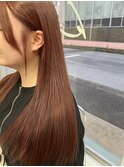 ピンクブラウン『marino』指名/ブリーチなしカラー