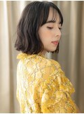 □黒髪アッシュブラックモードくびれボブ403上尾20代30代40代