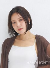 ソーエン バイ ヘッドライト 博多店(soen by HEADLIGHT)&nbsp;ワンレンボブ×小顔×オリーブグレーブラウンココアベージュ黒髪