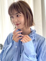 ディッセンバー 神宮前(December)&nbsp;レイヤーボブ／ベージュ／外はね