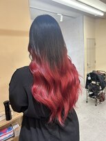 キュウヨンロク 高円寺(946)&nbsp;大人ブリーチ×ワインレッドグラデーション【高円寺】