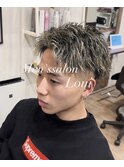 アップバングハイライト