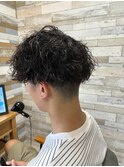 メンズマッシュ×ツイストスパイラルパーマ