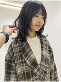 レイヤーカット/透明感カラー