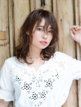 アース 高崎店(HAIR & MAKE EARTH) トレンドウルフミディ【高崎】