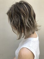 メリー(merry craftsman's factory) サーフ系バレイヤージュアッシュベージュピンクアッシュブラウン