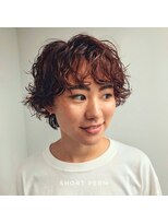 アンフェインド02(UNFEIGNED 02)&nbsp;クラゲヘアー/小顔に見せるヘア/ココアベージュ/伏見/栄