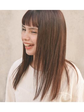 レジュアル(RESSUAL) ロングヘア コスメストレート 黒髪 髪質改善 素髪