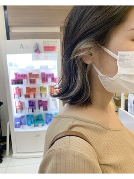 ヘアアンドメイク シークネクスト(HAIR&MAKE SeeK NEXT) 【SeeK NEXT 門井】くすみカラー×インナーカラー