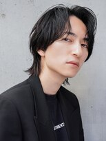 メンズヘアセンス 渋谷(MEN'S HAIR SENSE)&nbsp;【SENSE渋谷】センターパート ウルフボブ ニュアンスパーマ