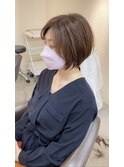 大人可愛いショートボブ20代30代ショート