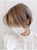 ライトアッシュ_チェリーブラウンフェミニンロング_ba330611