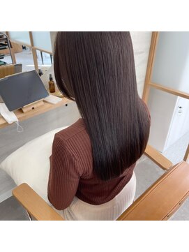 ジーナ セントラル銀座(Zina) ツヤ感カラー*髪質改善*ココアブラウン【ZinaCENTRAL】