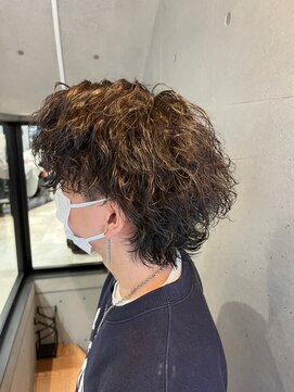 メンズサロンドットリアン(dot. lien) 無造作スパイラルパーマ刈り上げマッシュメンズパーマ