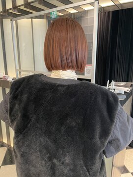 ラパンセ ブラン(LA PENSEE BRUN) 【LAPENSEE yuyama】簡単可愛いぱつっとミニボブ