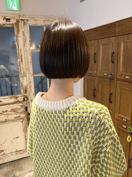 アンユヘアー 与野駅前店(unu.hair) 切りっぱなしボブ/ミニボブ