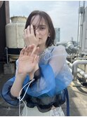 夏の抜け感ミディアム