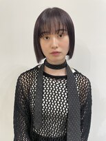 メゾンアクア 表参道(Maison ACQUA)&nbsp;◎切りっぱなしボブ縮毛矯正ミニボブストレートパーマ