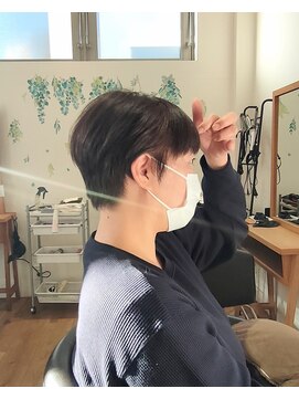 ボヌールヘアー(BONHEUR hair) 骨格カバーベリーショート