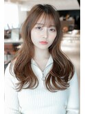 10代20代30代 小顔顔周りカット波巻きレイヤーカット