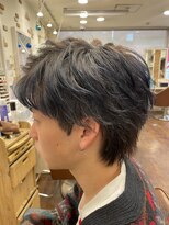 エムタニグチイプセ(M.TANIGUCHI ipse) フェザーパーマ風センターパート