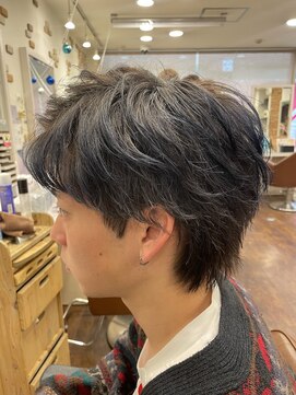 エムタニグチイプセ(M.TANIGUCHI ipse) フェザーパーマ風センターパート