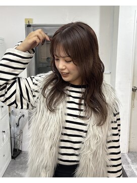 リアン バイ キートス(Lien by kiitos) ベージュカラー/顔まわりカット/ロング