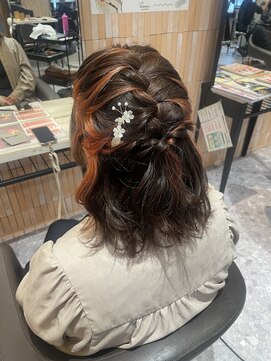 アヴァンス ジェイアール和歌山店(AVANCE.) ヘアセット×インナーカラー