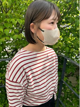 ツイギー 宮西店(TWiGGY) まとまるボブにイヤリングカラー