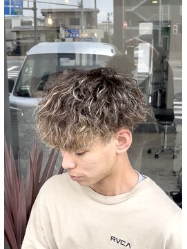 エッジ(EDGE) 大分メンズメッシュツイストスパイラルシャドウパーママッシュ