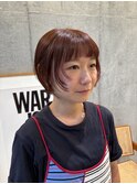 顔まわりレイヤー/ショートスタイル/溝の口