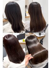髪質改善【ULTOWAトリートメント×理想カラーで叶える】自分の髪じゃないみたいな美しさ