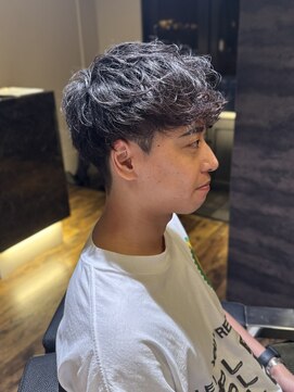 エクファフォーメン(EX-FA FOR MEN) サーフカール/スパイキーショート/ブルーブラック/瀬田