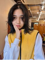 ヒュージ 表参道(huge)&nbsp;レイヤーボブ/パーマ/ニュアンスパーマ/顔周りカット/20代30代