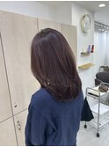 チョコレートブラウン/ブリーチなし/横浜/レイヤーカット
