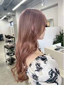 ユウル 横浜(juhl.) ココアブラウンモーヴブラウンブリーチ＆ダブルカラー/横浜駅