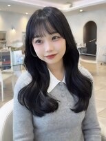 ザック ヴィ(ZACC  vie)&nbsp;グレージュ/ブルーブラック/レイヤーカット/顔周りカット/前髪