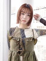 エムスラッシュ ストリートマーケット スマートサロン センター北(M.SLASH) シールスルー/ローズブラウン/切りっぱなし/ボブディ/センター北