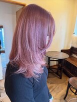 ヘアー メイク コラム コウ hair make column Coo&nbsp;ピンクカラー