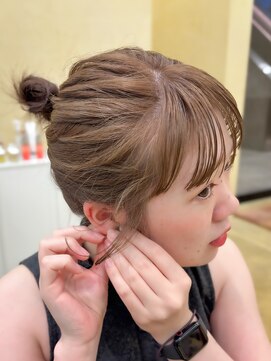 スニュウ(snuw) レイヤーボブマロンブラウンチョコレートブラウン春カラー