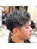【再現性No.1】メンズカット＋ツイストスパイラルパーマ［桜木町/men's］