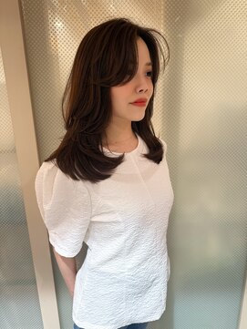 アクシス 栄店(`AXIS) イメチェン/ピンクベージュ/アンブレラカラー/前髪/栄矢場町