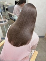 ユニカ 宇都宮(yunica)&nbsp;ミルクティーベージュ/ダブルカラー/艶髪ロング