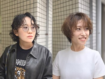 インク(ink”)の写真/おしゃれ女子必見！ボブ・ショートカット×ふんわりパーマで、周りと差がつく♪朝のスタイリングも楽に☆