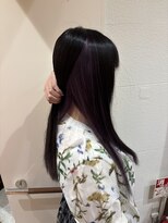 サエラ ミュゼ(CAETLA MUSEE)&nbsp;ブラック×パープルインナーカラー