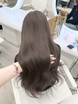 アイシー 表参道(ICY) 盛れるうるツヤくびれヘア＊ブリーチなしカラーグレージュ