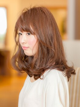 ニームヘアー(nim hair)の写真/美しいツヤと発色で周囲の目線はあなたに釘付け☆サロン帰りの仕上がりが長持ちする優秀カラー♪