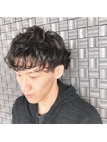 ルシード スタイル レクラ 栄生店(L'UCIDO STYLE L'eclat)&nbsp;ランダムカールが可愛いマッシュボブ